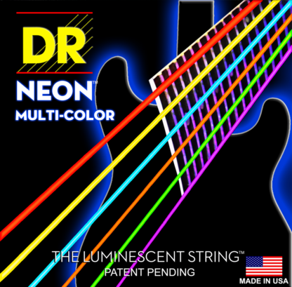 DR Strings Hi-Def Neon Green Electric Light